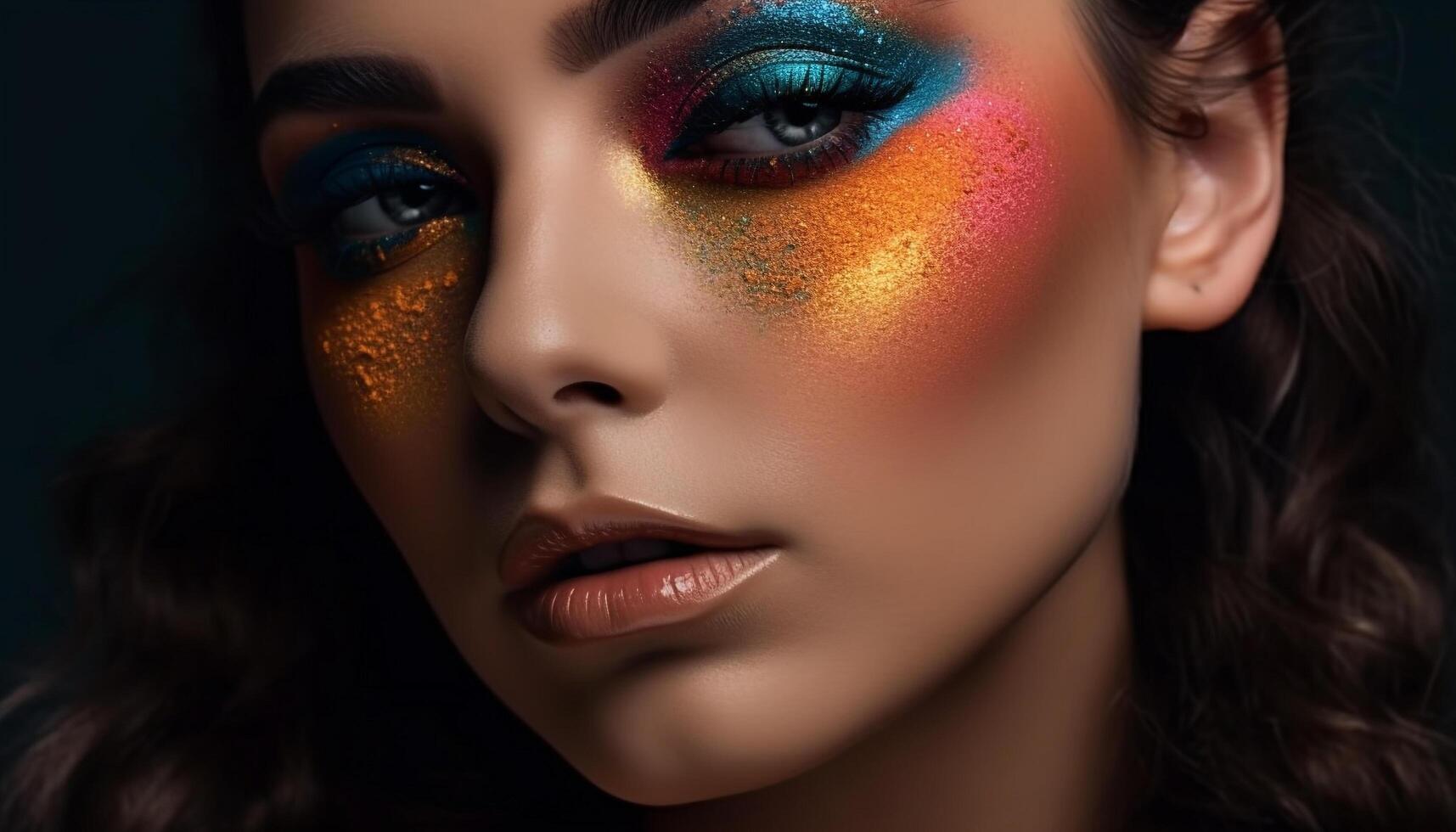 Bold makeup