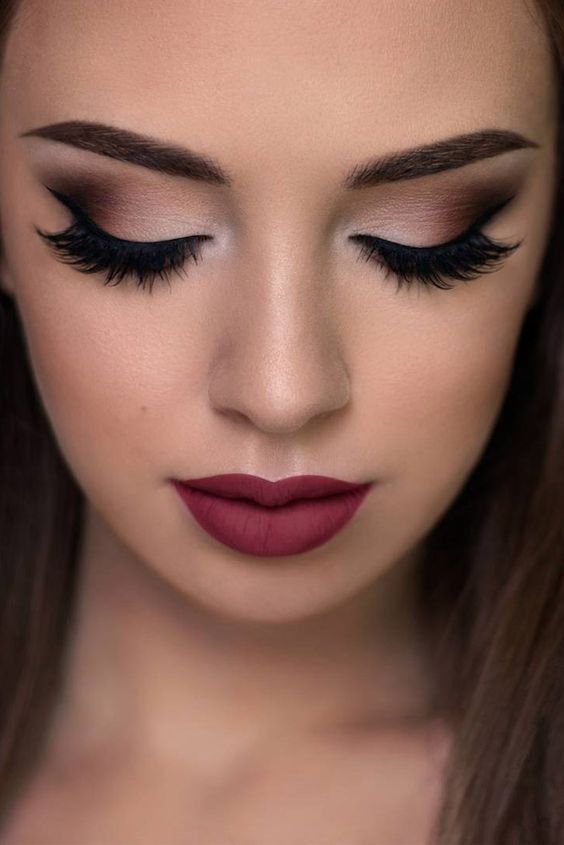 Highlighted makeup