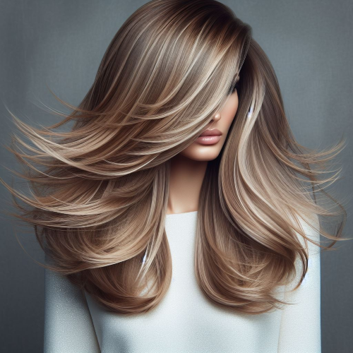 bouncy look